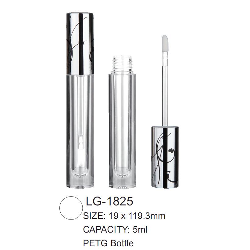 Plastic Cosmetic Round Lipgloss Packaging LG-1825