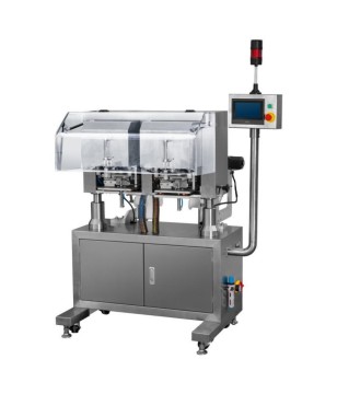 Automatic paper inserter for Pharmaceutical bottle packaging line