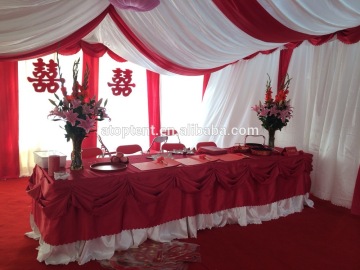 cheap pvc fabric transparent show outdoor wedding event tents