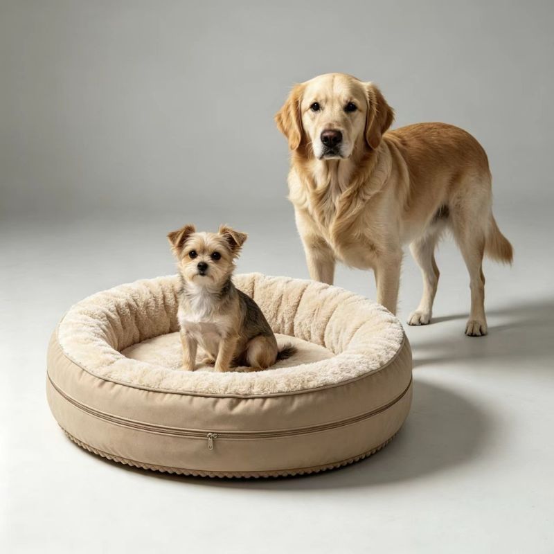 Wholesale All Seasons Soft Washable Dog Bed, Non Slip Warm Pet Nest for Small Medium Large Dogs