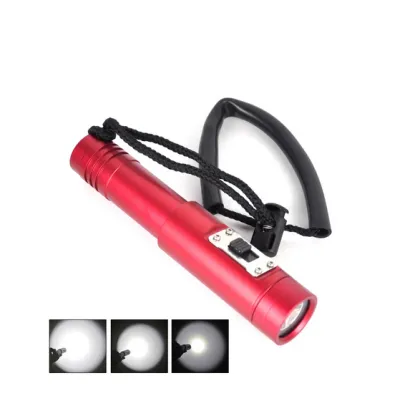Underwater DIV12 150m Waterproof LED Diving Flashlight