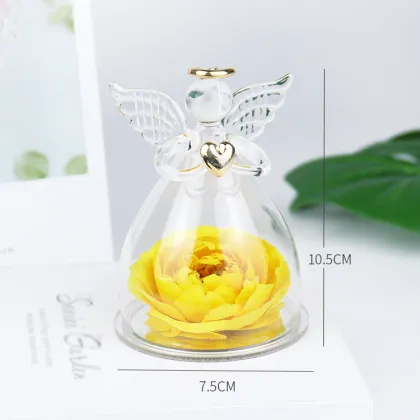 Wholesale Valentine's Day Gift: Real Red Square Austin Preserved Roses with Jewelry Box