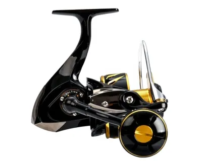 Engraved Gold Big Game Fishing Reel 6000 - Metal Aluminum Alloy