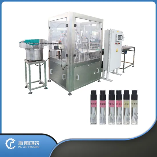 Automatic 3ml Perfume Bottle Dispenser Oil Filling and Capping Machine