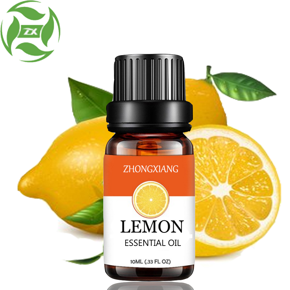 Ekstrak tumbuhan alami minyak lemon untuk pesan aromaterapi