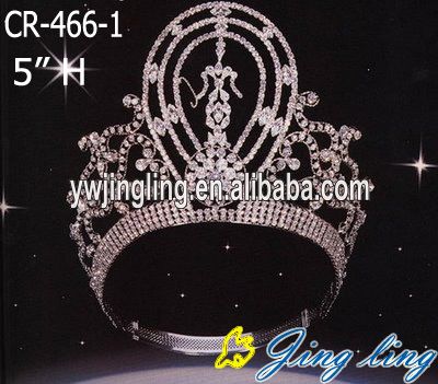 Girl Round Tall Custom Queen Crown Tiara
