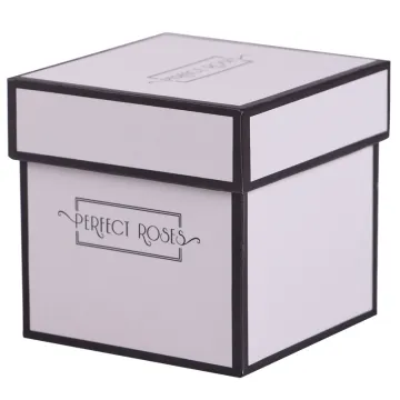 Flower box custom logo rose flower box