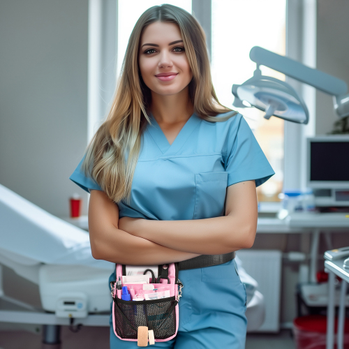 Pink Nurse Fanny Pack Pouch για γυναίκες