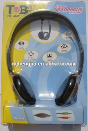 Computer accessory mega bass headphones lightweight PC headphones for games