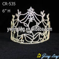 concurso de flor grande tiara corona CR-535