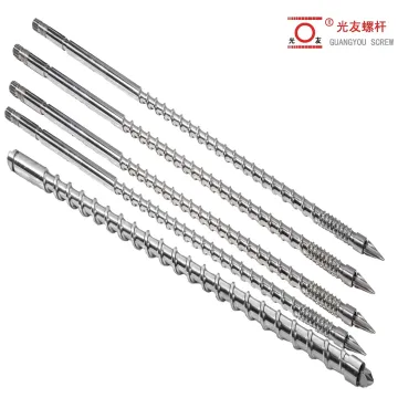 Haitian Nitrided Replacable Alloy Auto-Feed Injection Molding Screw at Barrel