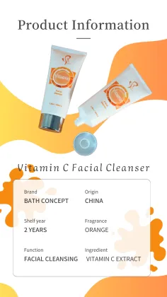 Vitamin C Facial Cleanser for Men and Women - Face Wash & Facial Cleanser