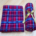 Fashion Plaid Print Polar Fleece Blanket