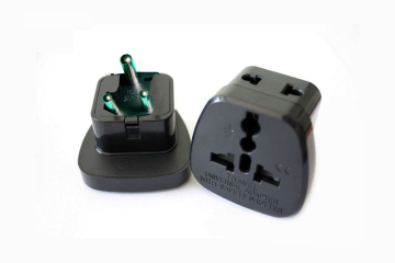 More Portable Reliable PC India Type D to universal EU US AU UK Plug Travel Adapter Converter