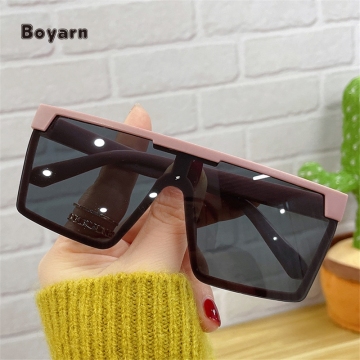 Boyarn Half Frame Big One Piece Children's Mirror Lens Glasses