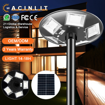 High Efficiency IP65 Human Sensor Solar LED Garden Lights 200W/250W for Outdoor Decor