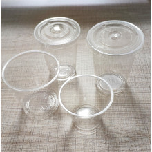 PET clear cups with lids 9oz to 18oz