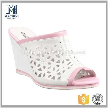 2015 New ladies wedge shoes and slippers