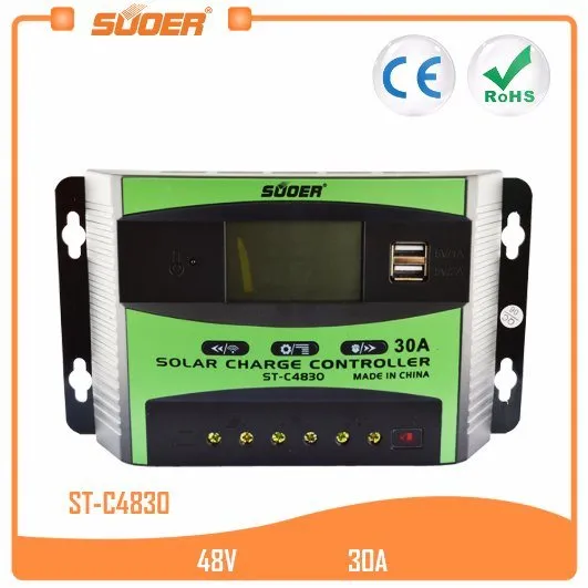 Suoer 48V 30A Solar Charging Controller (ST-C4830)
