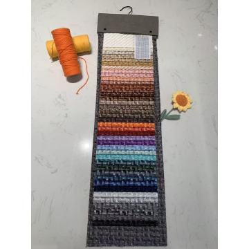 Tissu en lin à carreaux pour canapé