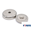 Magnets de pot plat de néodyme Ø60x15 mm, avec filetage interne 110 kg 1100 n