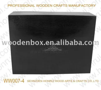 wood wine box with compartments