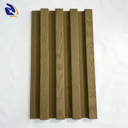3D Log Wood Grain Embossed PS Wall Panel for Modern Interior Wood Wall Panels