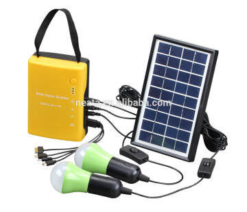 New Model 3W9V mini solar system with mobile charger