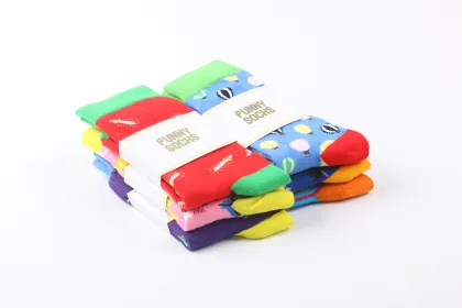 Novelty Unisex Cartoon Cotton Crew Socks - Autumn/Winter ODM/OEM
