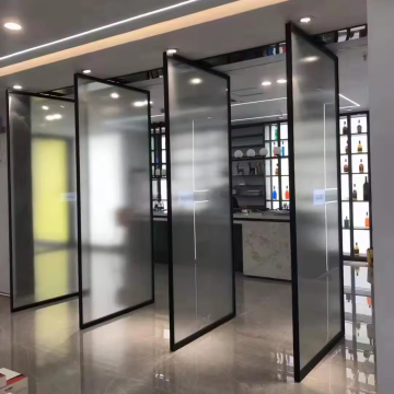 Moderne porte di perni in alluminio per case abitative personalizzate