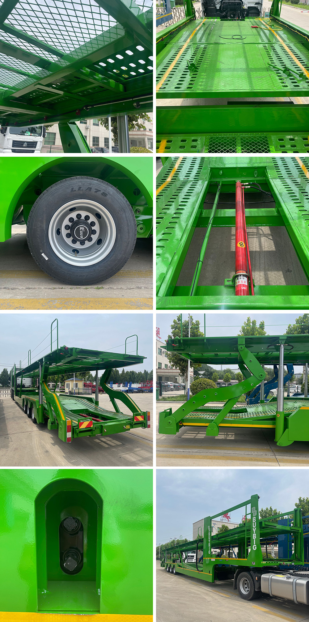 Spot car transporter double-decker