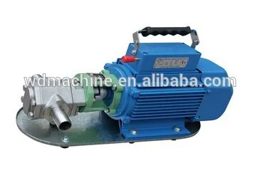 WCB portable mini gear pump, gear oil pump,oil transfer pump
