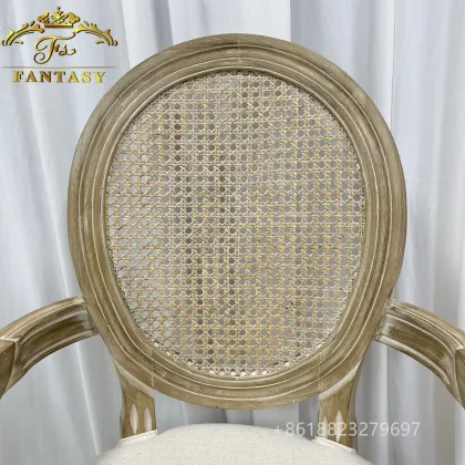 Antique French King Louis XV Dining Arm Chair for Bride and Groom