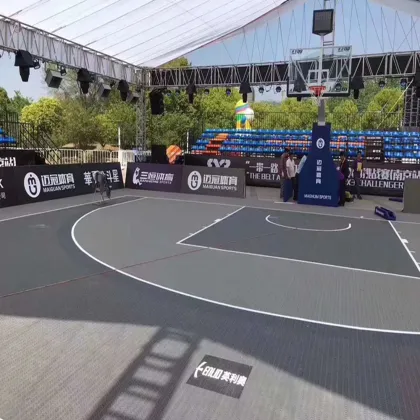 Tokyo Olympic 3x3 basketball floors