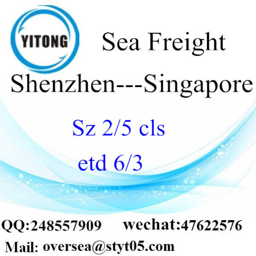 Porto di Shenzhen LCL consolidamento a Singapore