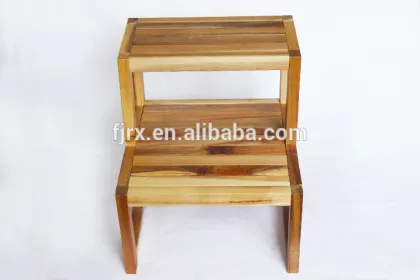 acacia wood flower shelf,acacia wood flower stand