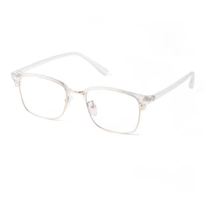 Korean Style Half Frame Optical Eyewear - Anti Blue Ray Glasses