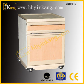Movable ABS patient bedside cabinet & locker