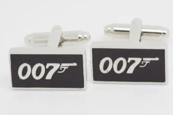 Hot 007 Enamel Cufflink / Brass Cufflinks