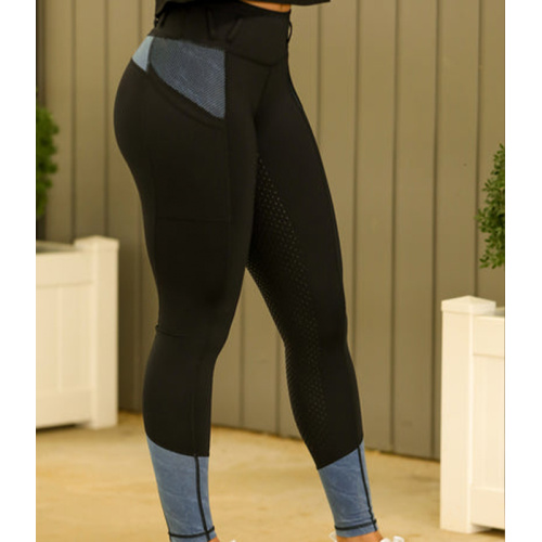 Custom Splicing Pattern Equestrian Breeches