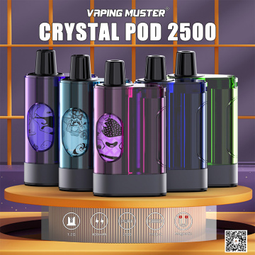 Кристалічний стручок vape 2500 puff