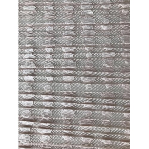 Dot Pleated Mesh Fabric