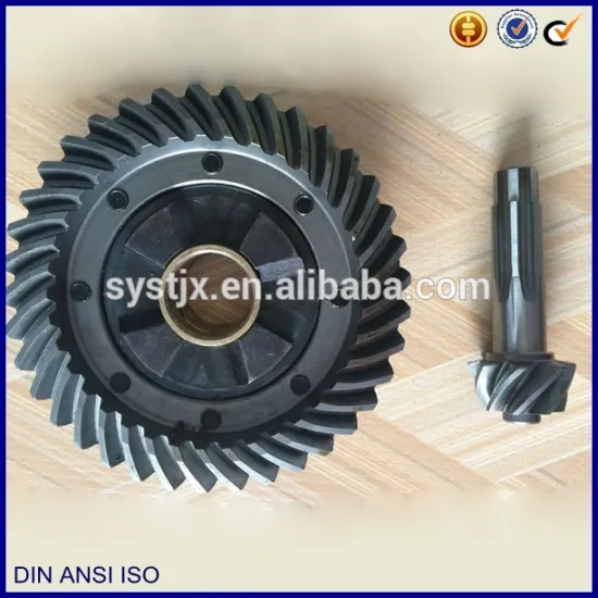 Agricluture machine accessary parts bevel gear and bevel gear shaft