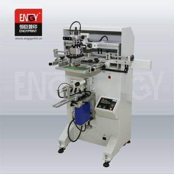Automatic cosmetic bottle and medicine bottle screen printing machine for sale from China
