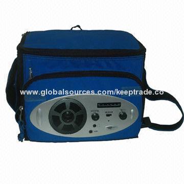Electric Cooler Bag with 2 Separate Insulated Compartments, Detachable