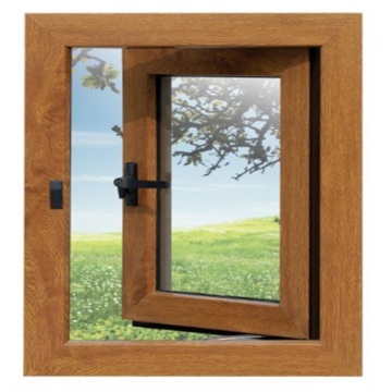 Aluminum Single Casement Window with Invisible Screen