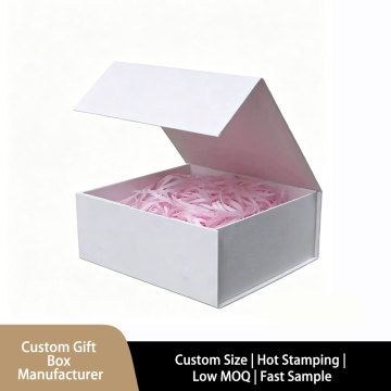 Luxury Flip Book Rigid Hardcover Gift Packaging Box