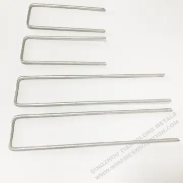 Galvanized U Shape Garden Staples