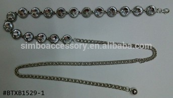 2015 new metal round casting belt with rhinestones, metal chain belt,cheap belt,women waist belt,lady belt,diamond belt,garment
