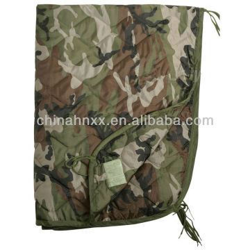 military woodland camouflage poncho warmth liner